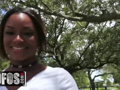 Black gf Evi Rei gets pounded by white cock in the park - MOFOS - Evi rei