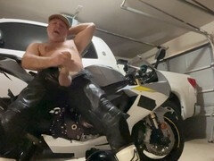 Grote lul, Sperma shot, Daddy, Homo, Opa, Leer, Masturbatie, Alleen