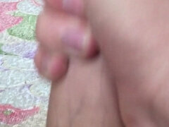 Enthousiasteling, Sperma shot, Handbeurt, Masturbatie, Alleen