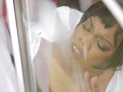 Busty Tits Cookie ebony fucked old guy