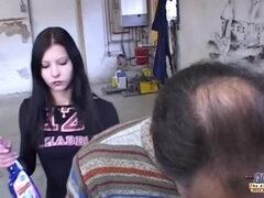 흑갈색 머리, 사정 샷, Hd