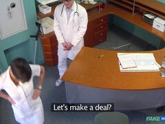 Enthousiasteling, Pijpbeurt, Rondborstig, Handbeurt, Kantoor, Kut duiken, Tieten likken, Uniformpje