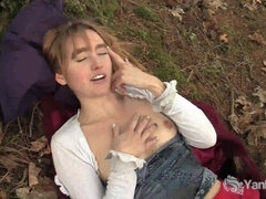 Clitoride, Femmina, Hd, Masturbazione, Orgasmo, All'aperto, Pubblico, Solo