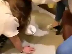 Asiatisch, Chinesisch, Füsse, Fetisch, Gruppe, Hardcore, Lecken, Schuhe