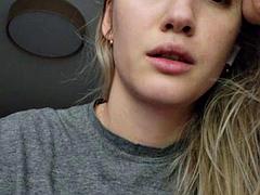 Amatéři, Blondýna, Evropské, Masturbace, Sólo