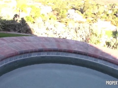 Schwarz, Blasen, Schwarz, Natürlichen titten, Im freien, Piercing, Muschi, Tätowierung