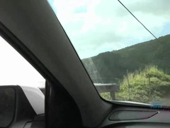Leie, Strand, Braunhaarige, Flashen, Im freien, Pov, Rasiert, Titten