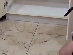 Blondin, Femdom, Fotfetisch, Klackar, Slav