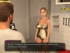 Unfaithful, blonde big tits, 3d