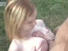 Velike joške, Blondinka, Zunanji izliv, Doggystyle, Domaci pornič, Zunaj, V javnosti, Obrito