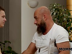 Stepmom, stepson & cuckold watch as stepsis Suzie Gold seduces and fucks joe valeri in front of him