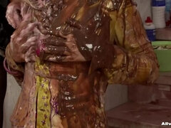 Mat, Trosor, Strumpbyxor, Satäng, Stockings, Våt