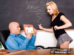 Grote kont, Grote mammen, Blond, Pijpbeurt, Hondjeshouding, Geschoren, Kort haar, Tiener