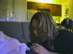 Blonde, Sucer une bite, Interracial, Mature, Rétro ancien