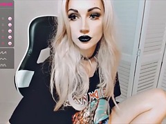 美女, 足, フェティッシュ, 下着, 一人