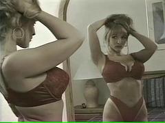 Tussi, Grosse titten, Blondine, Solo, Titten