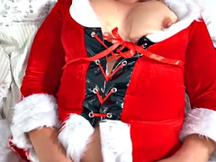 Cum all over Santa