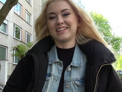 Amatør, Blond, Pikk, Penger, Truser, Synsvinkel, Offentlig, Student