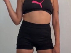 Gros cul, Femme dominatrice, Humiliation, Fille latino, Lingerie, Maîtresse