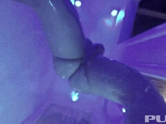 Nadia White masturbating in the shower