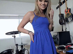 Stor pik, Lille kvinde, Mager, Teenager