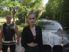 Nana, Gros seins, Blonde, En gros plan de très près, Hard, Lingerie, De plein air, Pov