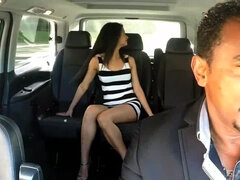 Alicia Poz Takes a Giant Black Man's Cumshot on Her Chest