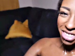 Amateur, Grosse bite, Noire, Noir ébène, Hard, Actrice du porno, Réalité, Nénés