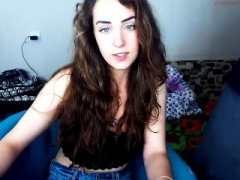 Kinky brunette legal teen gives a great pov blowjob