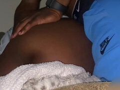 Gros cul, Noire, Couple, Fait maison, Nue