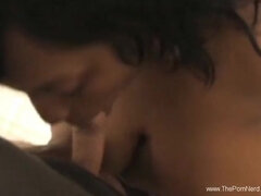 Svart, Avsugning, Snopp, Ebenholts, Hd, Mellanrasig, Milf