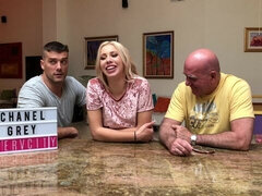 素人, デカ尻, デカチン, ブロンド, フェラチオ, 下着, ガリガリ, ティーン