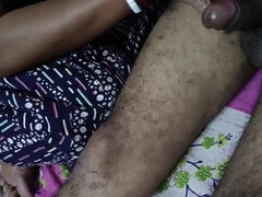 Indian Bengali Housewife Boudi Massage Cock