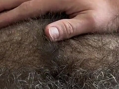 Furplay: POV Extremely Hairy Bisexual Bear Cums While Rubbing His Furry Body
