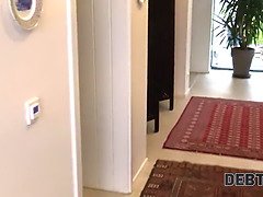 Watch Victoria, the stunning blonde MILF, eagerly take on a debt up close and personal in POV