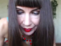 Hairy webcam model Dancebella takes off her panties