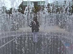 Her hands got all the cum on them.