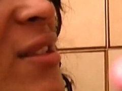 Anale, Grande cazzo, Nero, Pompino, Schizzo di sborra, Masturbazione, Donna con pene, Calze