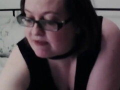 Velvet Dress Fishnet Stockings Masturbating