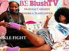 Blushtv- Madam Carmen Andrea Sunflower Tickle Fight