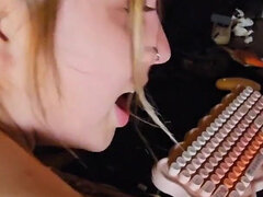 18 let, Amatéři, Zadek, Blondýna, Různé pohledy, Tetování, Teenka, Manželka