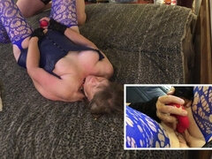 Amatör, Amerikansk, Blondin, Avsugning, Dildo, Granny, Stockings, Vibrator