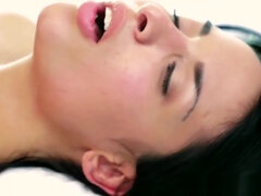 Beautiful woman making love with her man