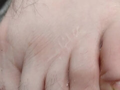 Enthousiasteling, Amerikaans, Voeten, Voeten fetish, Alleen