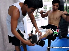 Asiáticoa, Bondagebeldade, Pés, Fetiche