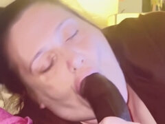 Hot Thick Midget Suck And Slurping On A Bbc