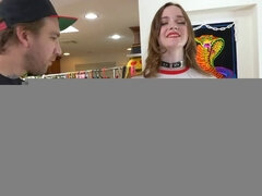 Hazel Moore lets her boyfriend penetrate her tight ass
