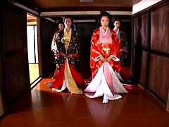 아시안, 크림파이, 사정 샷, 그룹, 일본인, 밀프, 흥청망청 놀기, 빈티지