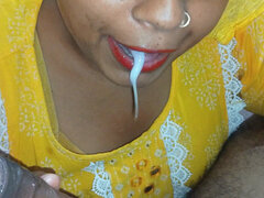 Amateur, Sucer une bite, Éjaculation interne, Éjaculer dans la bouche, Indienne