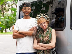 Anál, Zadok k puse, Autobus, Babi, Dospelé, Mamina, Ryšavé, Natvrdo